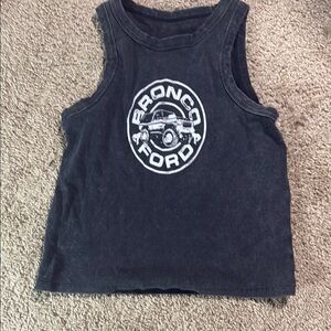Ford Black Tank Top with Circular Logo